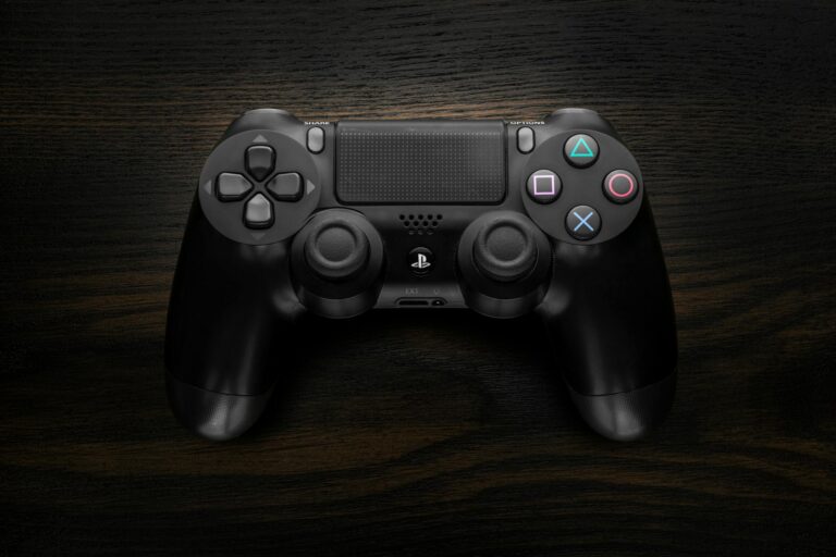 Gaming controller with security lock symbol representing account protection features