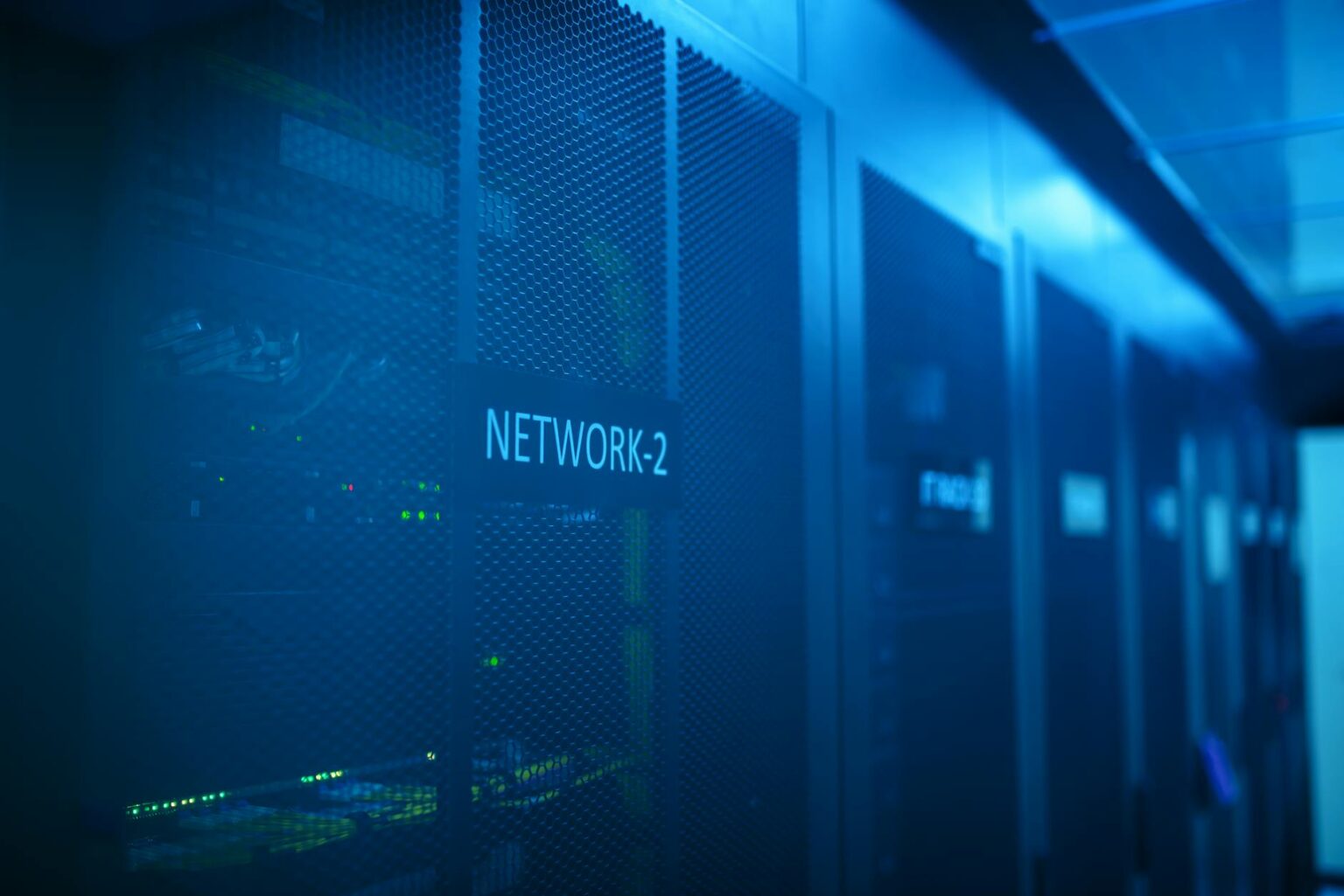 How Game Pass Is Driving Microsoft’s Cloud Gaming Infrastructure Expansion Modern data center server racks with blue LED lighting showing cloud computing infrastructure
