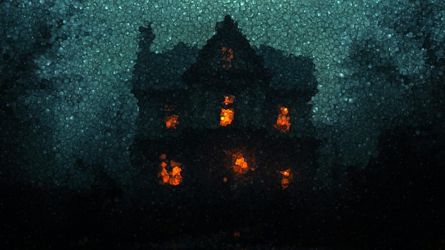 Super Mario Bros. Movie Sequel Shifts Focus to Luigi’s Mansion Spooky mansion exterior with dark windows and gothic architecture