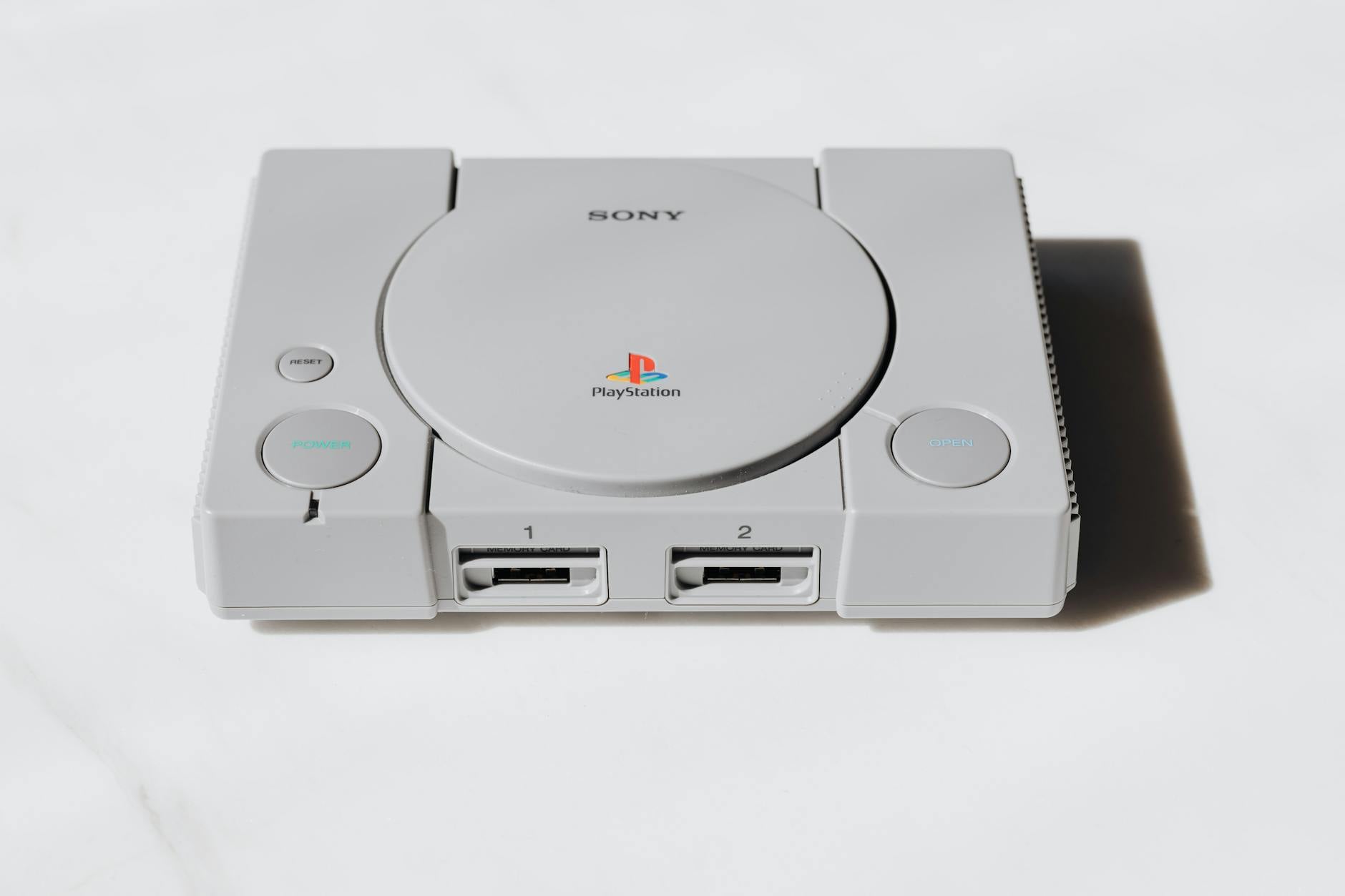 A classic retro gaming console on a flat surface, representing older Nintendo hardware generations