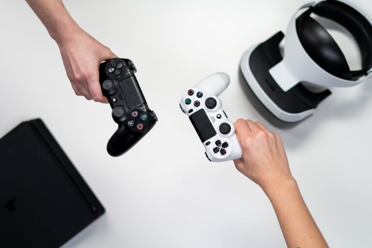 A gaming controller resting on a surface, representing Nintendo Switch 2 gameplay